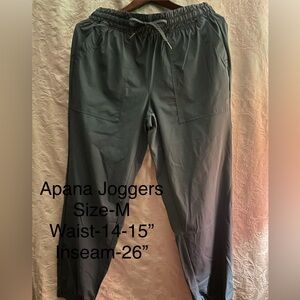 BOGO! Apana Smokey Blue & Dusted Black Joggers for Women